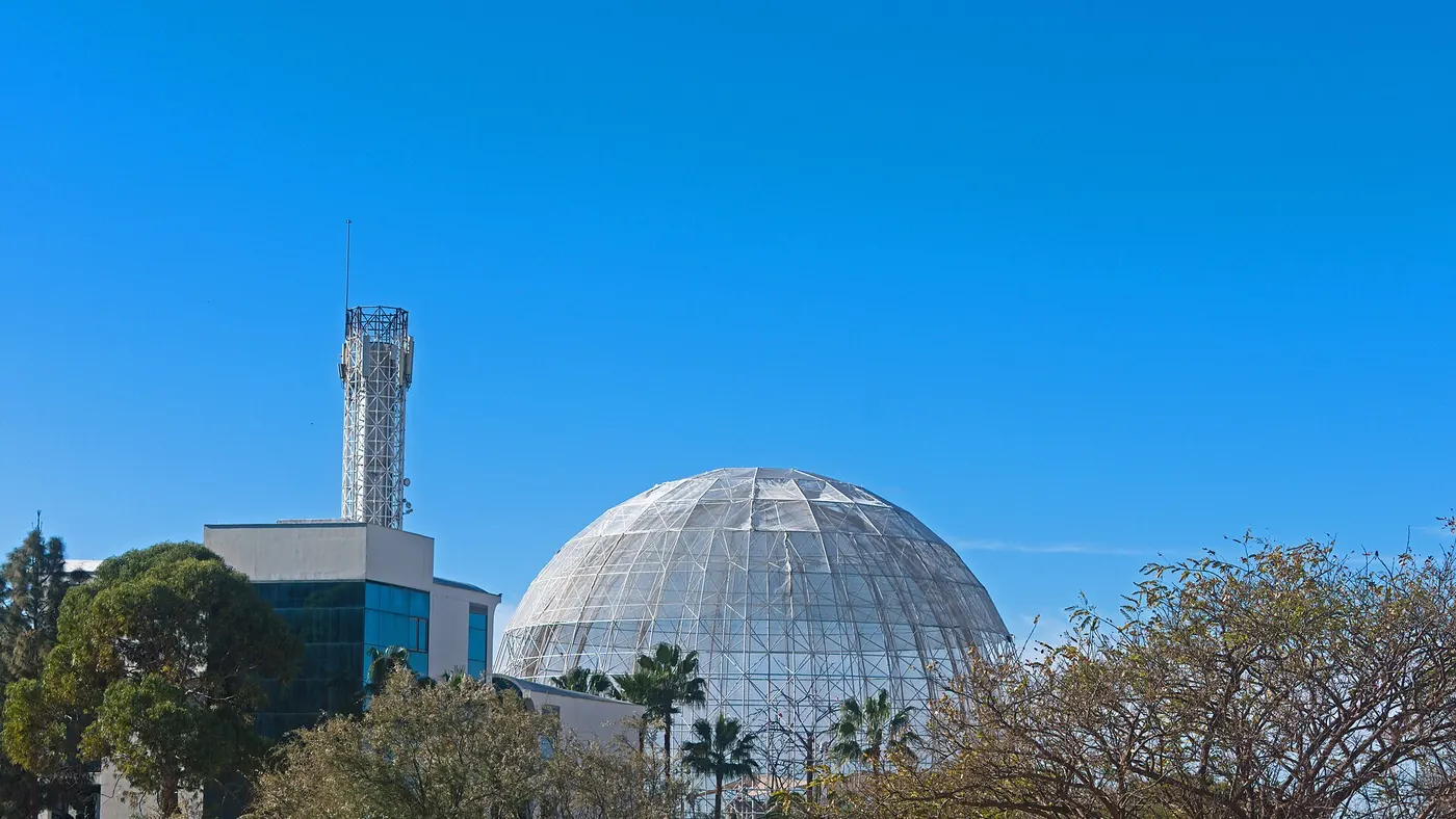 Vista del parque Oceanogràfic de València