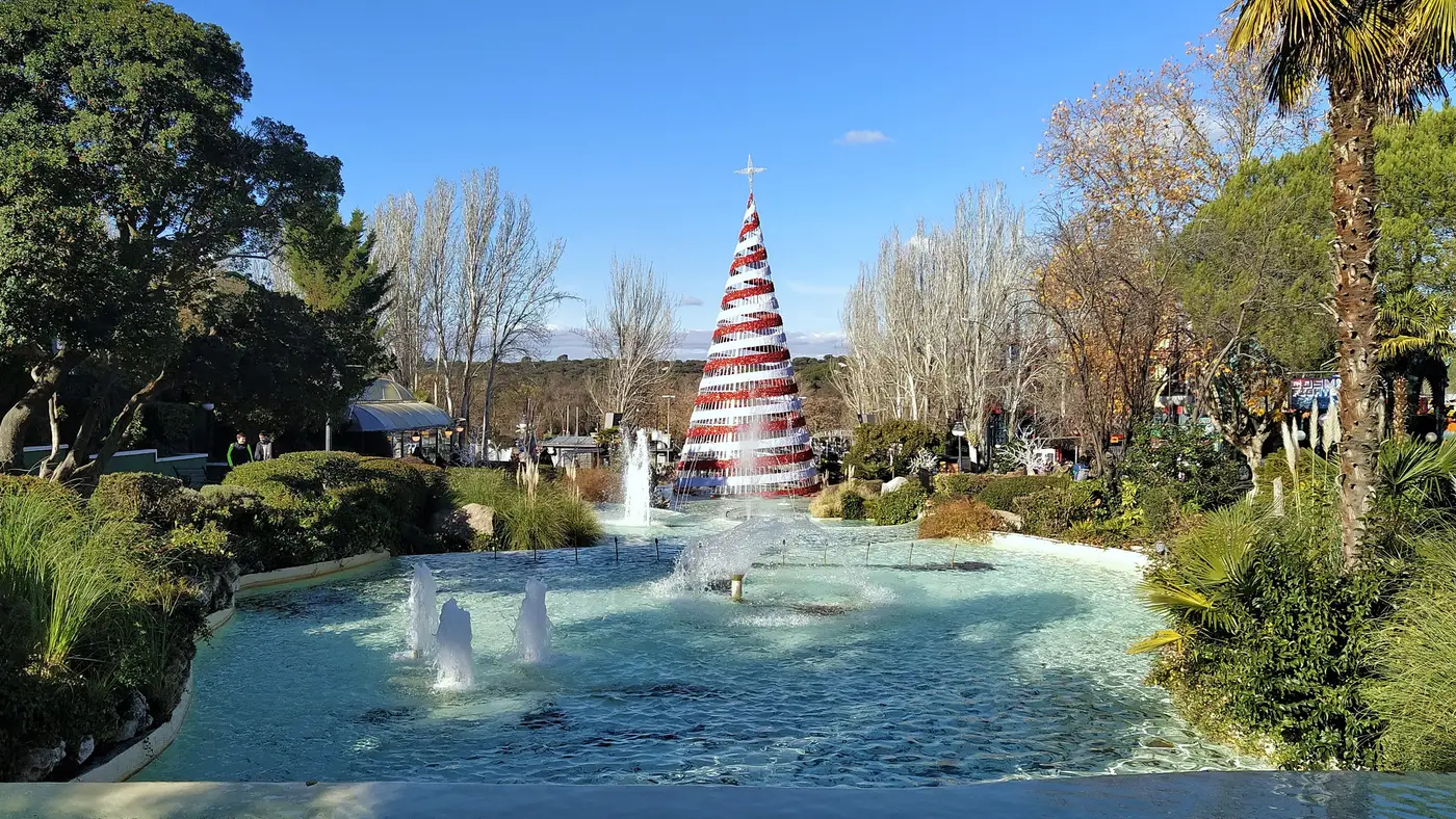 Vista del parque Parque de Atracciones de Madrid