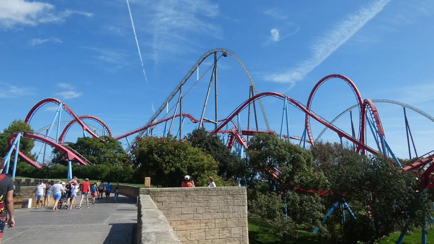 Vista del parque PortAventura World